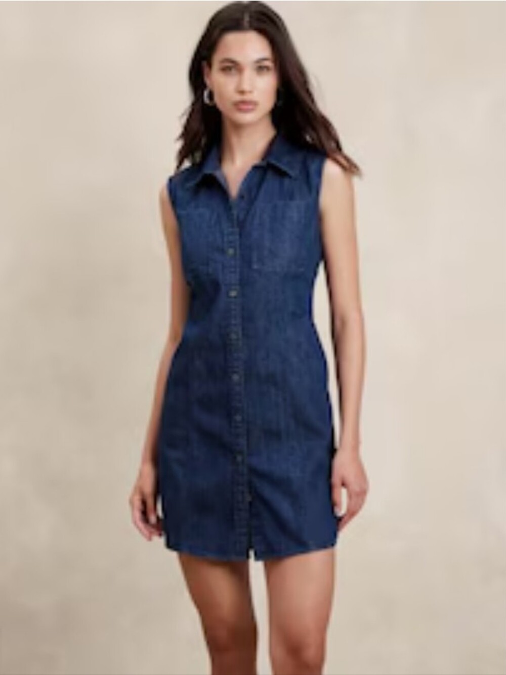 Banana Republic Denim Mini Dress Size S